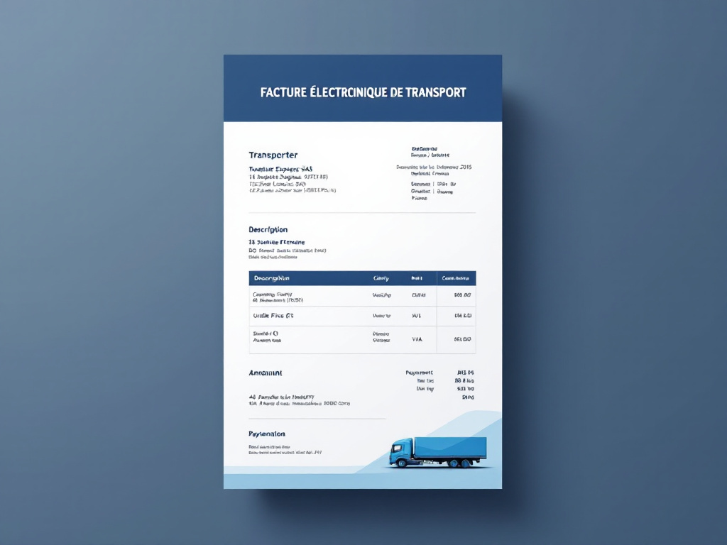 Facture de transport dematerialisee